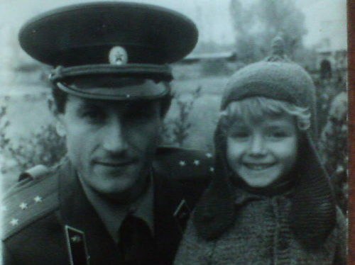 C сыном Юрой.